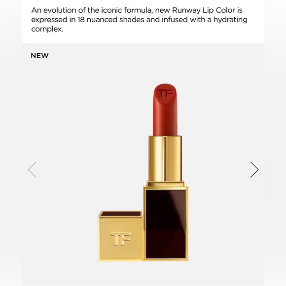 NEW Tom Ford Mini Runway Lip Color #16 Scarlet Rouge - Picture 4 of 7